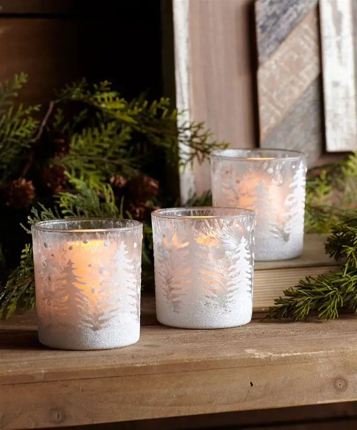 frosted-candle-holder