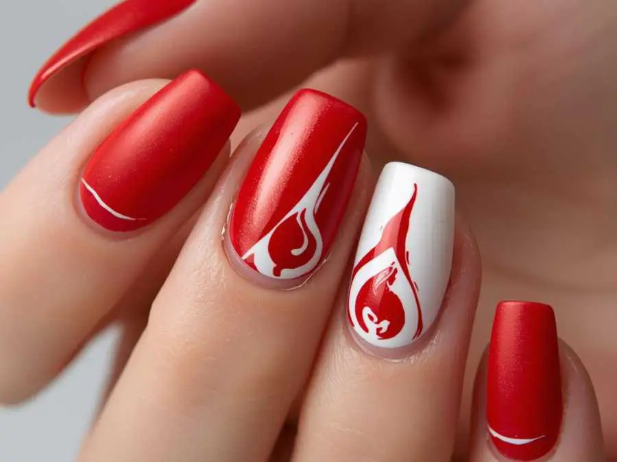 matte-red-and-white-combo