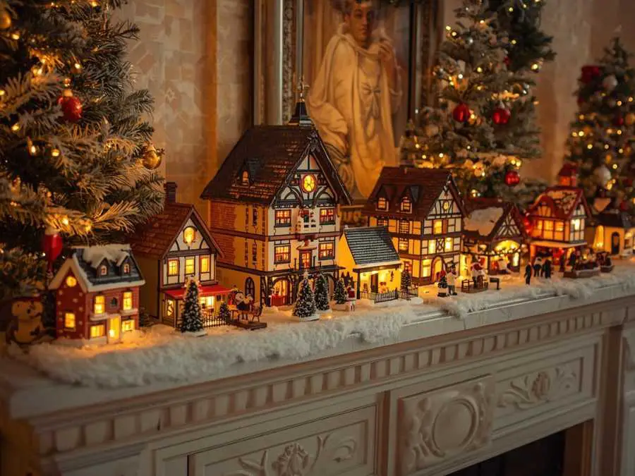 mini-christmas-village-display