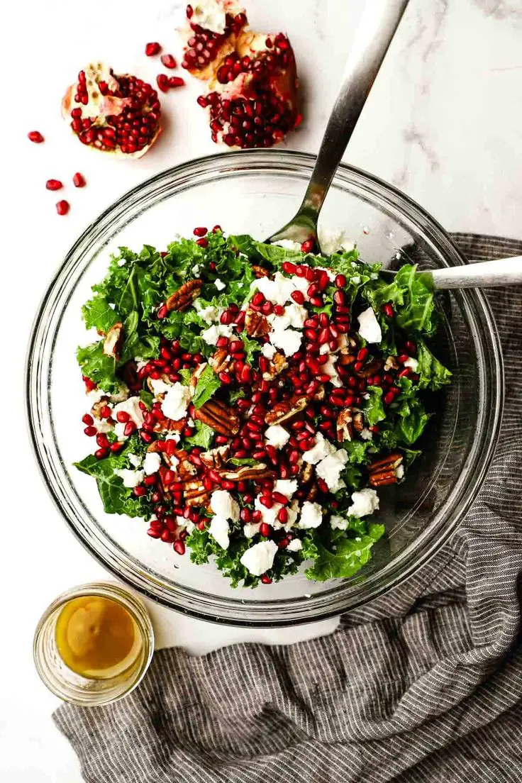 pomegranate-and-kale-winter-salad
