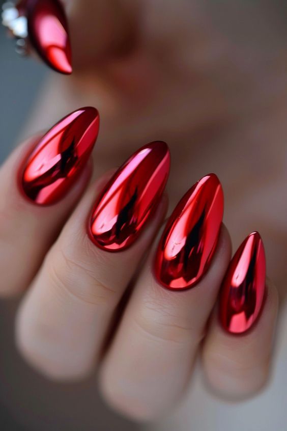 red-chrome-nails