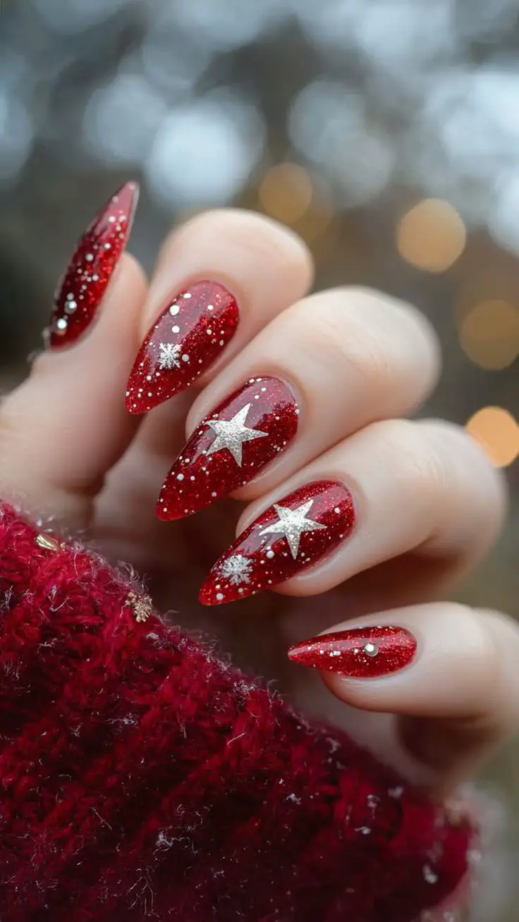 red-glitter-stars