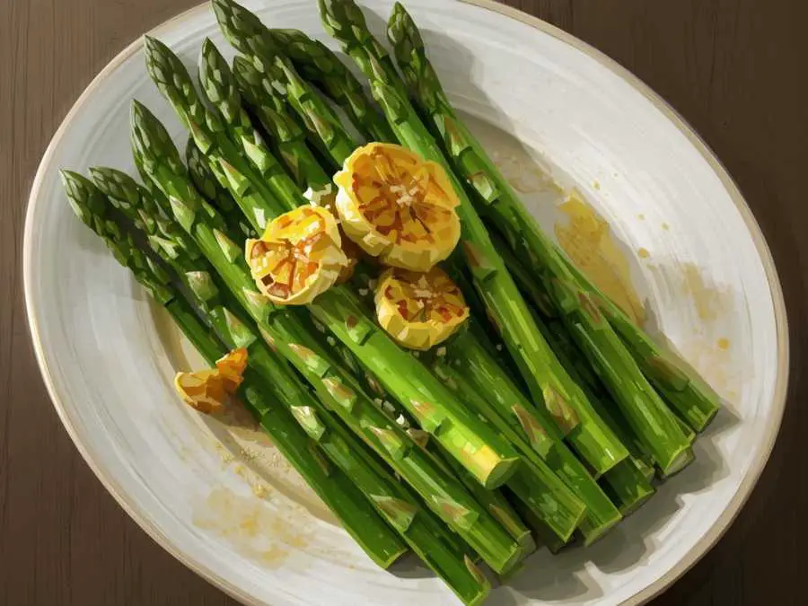 roasted-garlic-asparagus-vegan-christmas-dinner-ideas