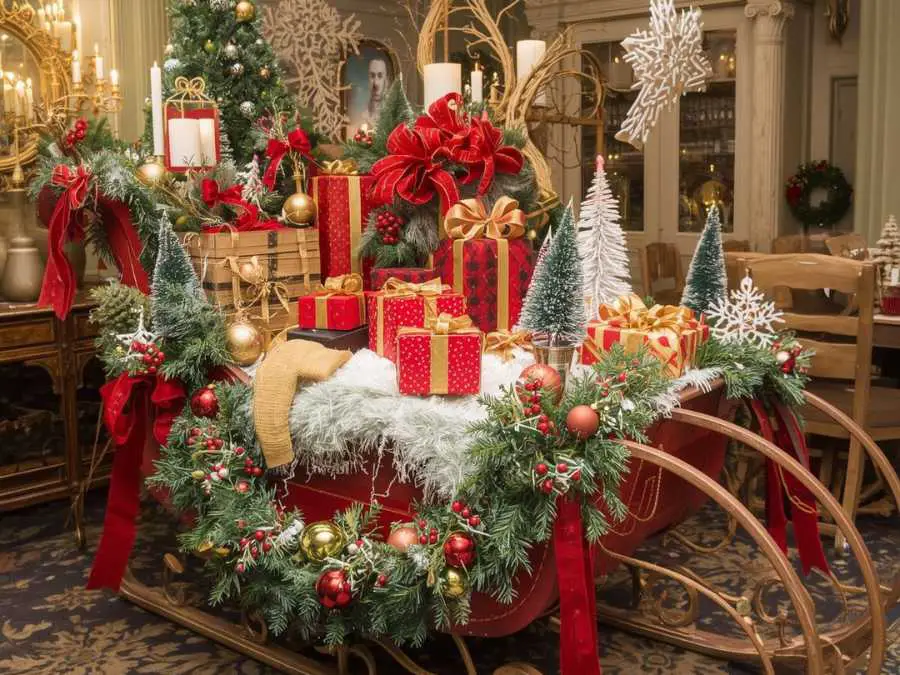 sleigh-display-table-winter-wonderland-party-ideas