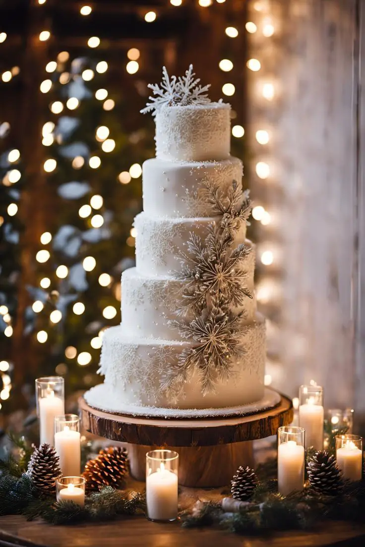 snow-inspired-wedding-cake
