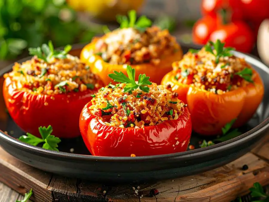 vegan-stuffed-bell-peppers-christmas-dinner-ideas