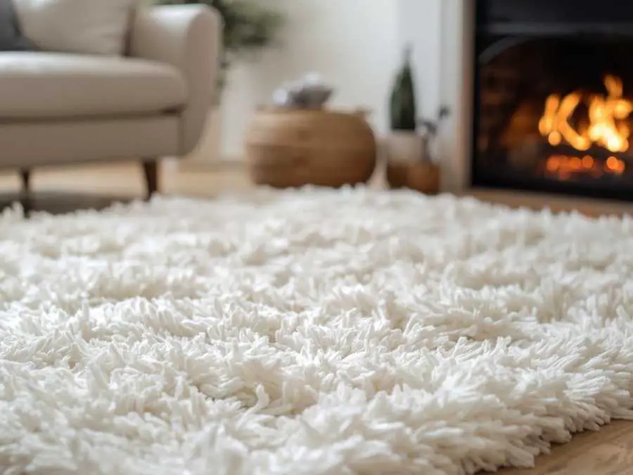 white-cozy-rug-to-enhance-the-winter-feel