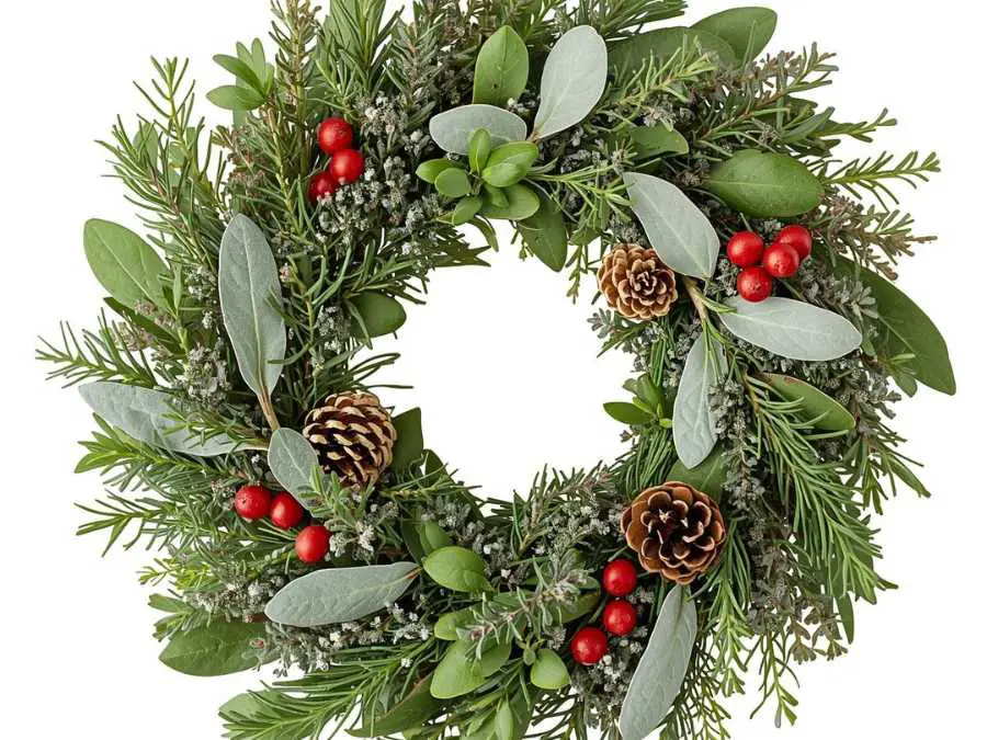 winter-herb-wreath-winter-craft-ideas
