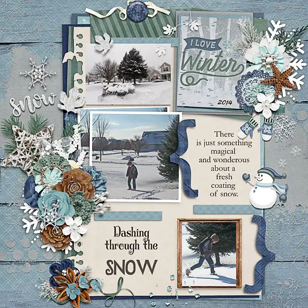 winter-memory-scrapbook-pages