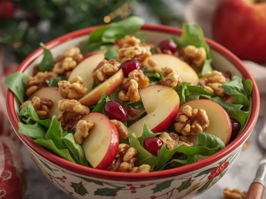 apple-walnut-christmas-salad