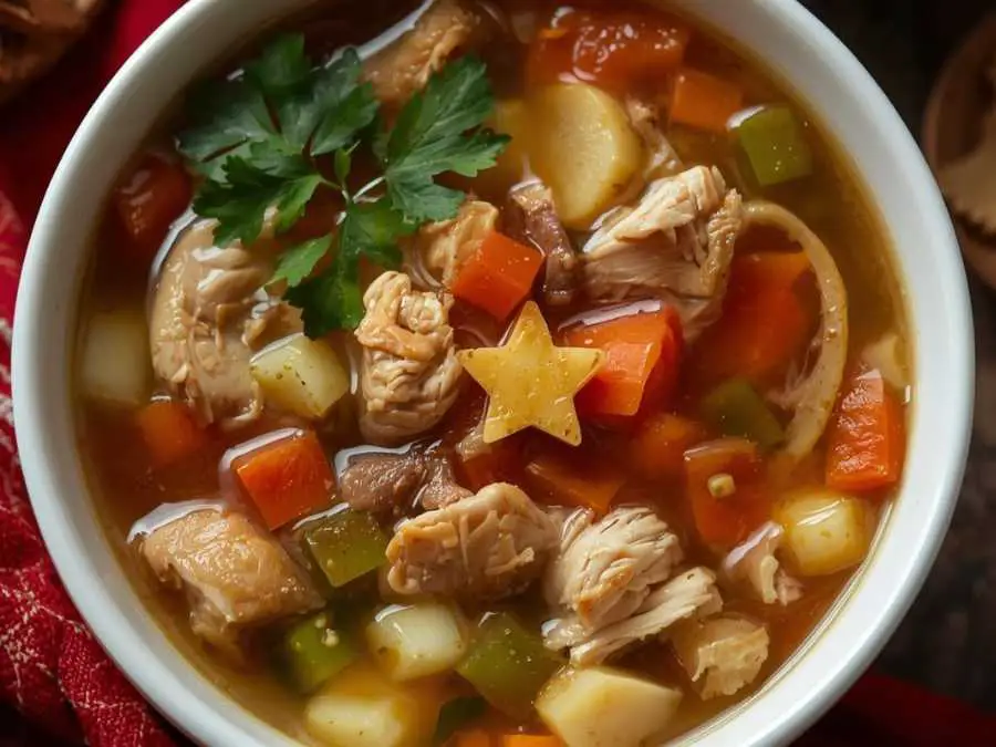 chicken-and-vegetable-christmas-soup-healthy-christmas-recipes