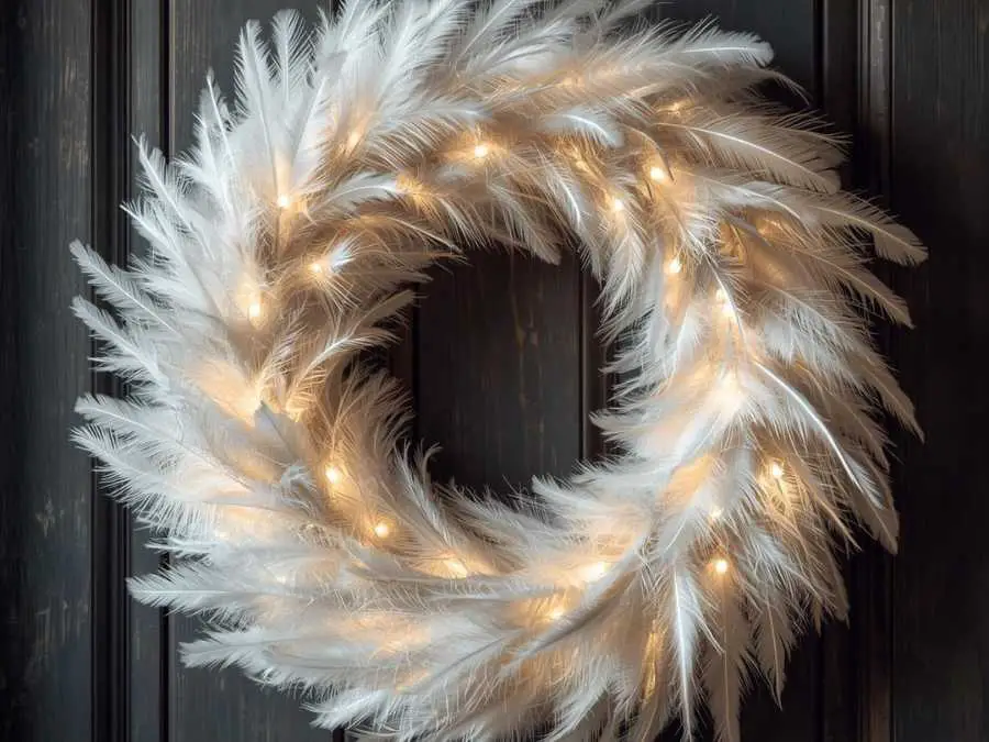 father-trimmed-wreath-glam-christmas-decor-ideas
