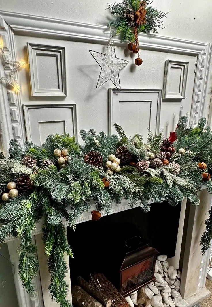 festive-garland-for-mantels