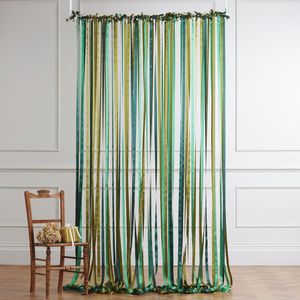 green-and-gold-ribbon-curtains