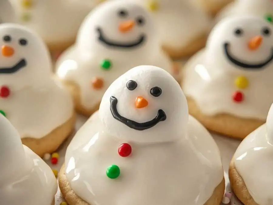melted-snowman-cookies