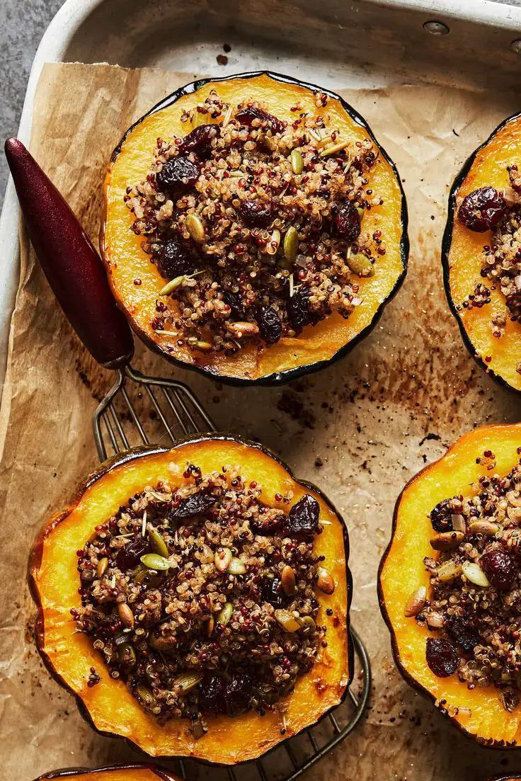 quinoa-stuffed-acorn-squash-healthy-christmas-recipes