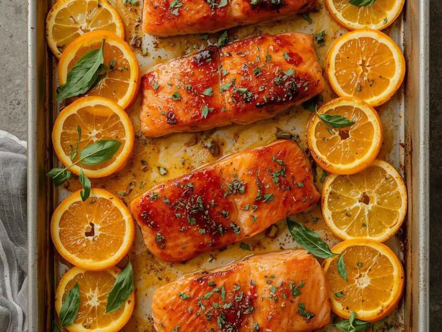 sheet-pan-citrus-salmon-healthy-christmas-recipes