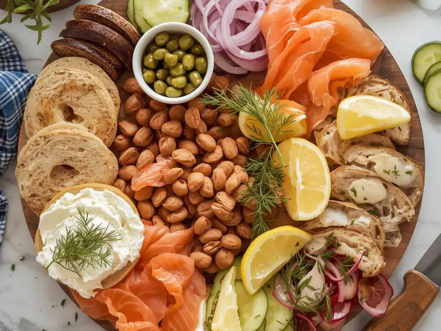 smoked-salmon-bagel-board