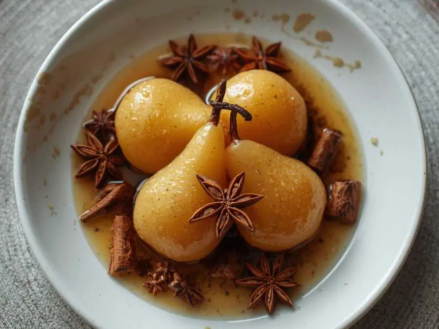 spiced-poached-pears