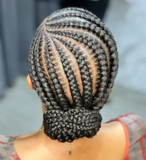 Braided-bun-updo