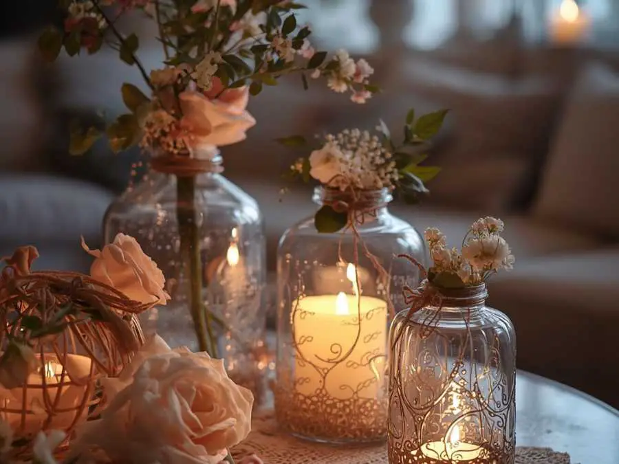 decorative-glass-jar-with-romantic-accents