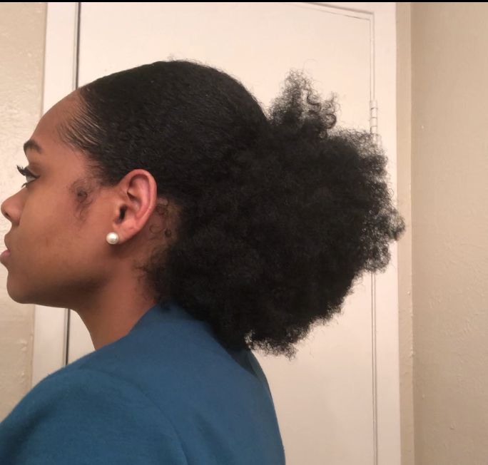 low-puff-updo