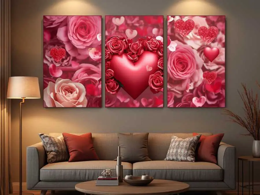 valentine-themed-wall-art