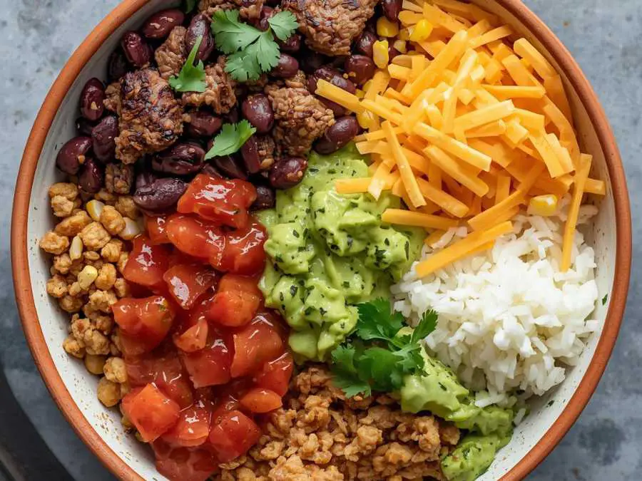 beef-burrito-bowl-tasty-school-lunch-ideas
