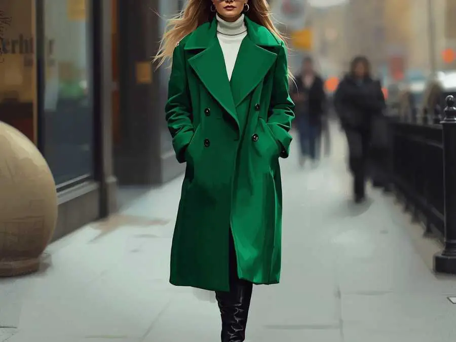 Bold-Green-Statement-Coat-wedding-ideas