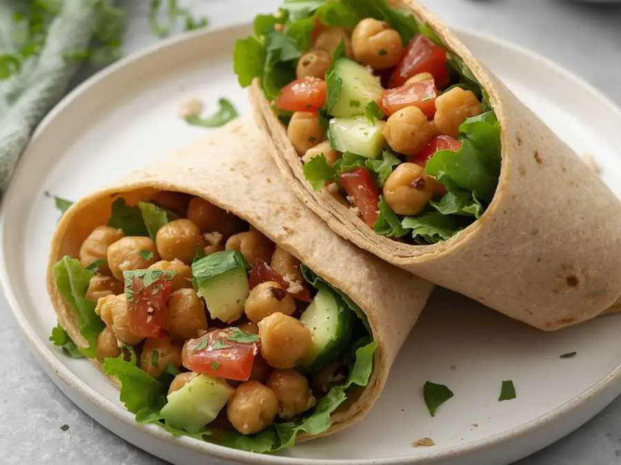 Chickpea-Salad-Wrap