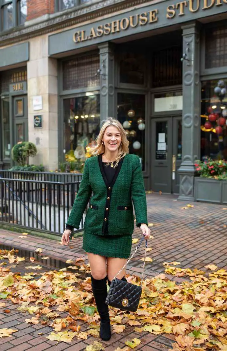 Classic-Green-Tweed-Set-st.patrick's-day-outfit