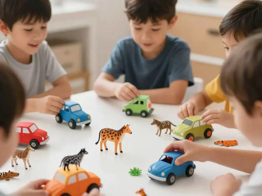 imaginative-play-with-small-toys-leaning-at-home-for-working-parents