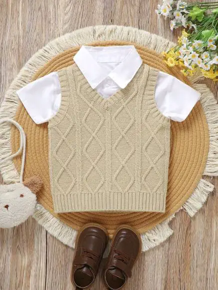 knit-sweater-vest-over-a-collared-shirt-cute-throwback-kids-fashion-outfit