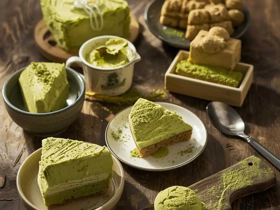 Matcha-flavored-treats-st.patrick's-day-charcuterie-board