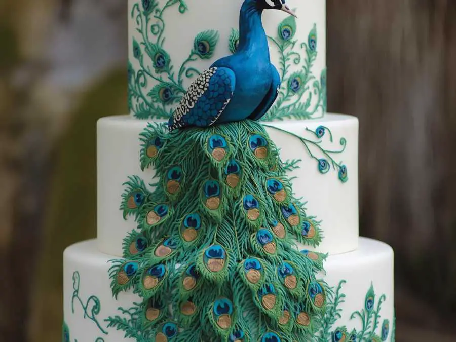 Peacock-Grace-Cake