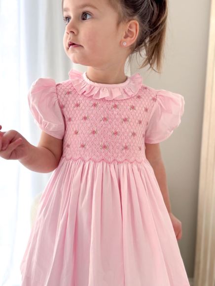 pink-rose-hand-smocked-cotton-dress-flower-girl-ruffle-collar