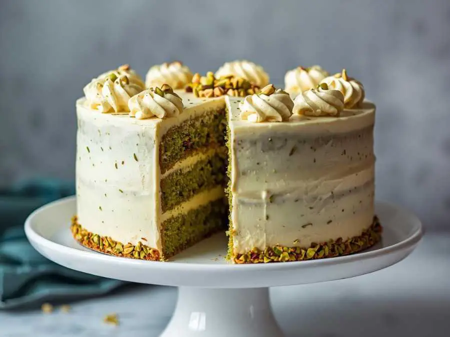 Pistachio-Cake-st-patrick's-day-food