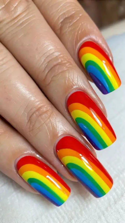 rainbow-detail-beautiful-st.patrick's-day-nail-ideas