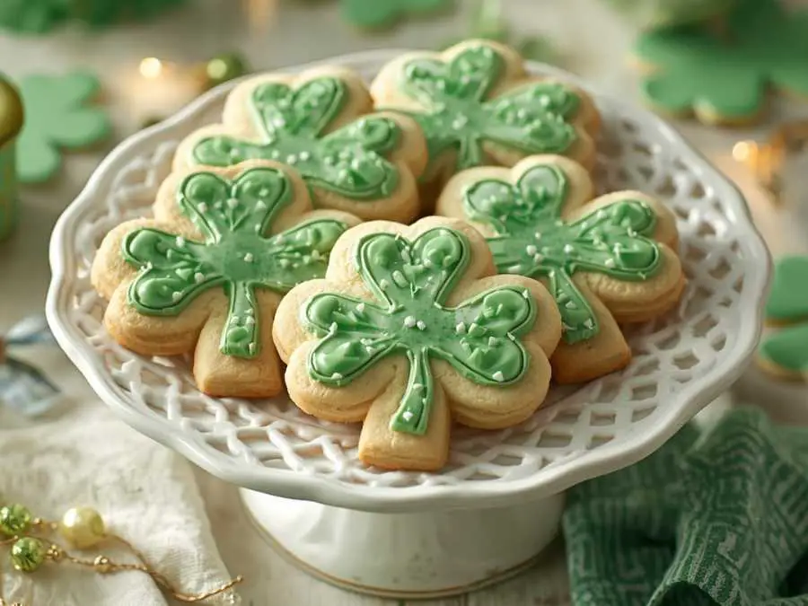 Shamrock-Sugar-Cookies