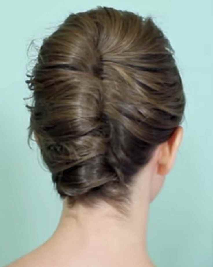 simple french-twist-wedding-hairstyle