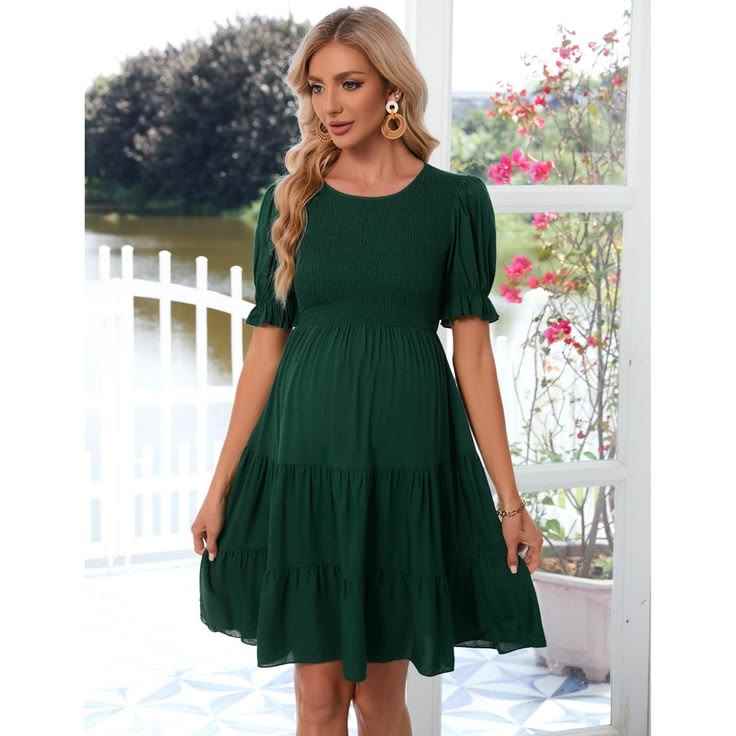 Smocked-Babydoll-Dress-st.patrick's-day-outfit