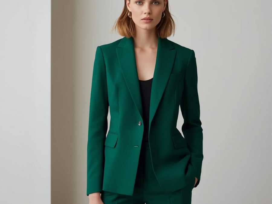 Tailore- Green-Blazer-with-Matching-Trousers