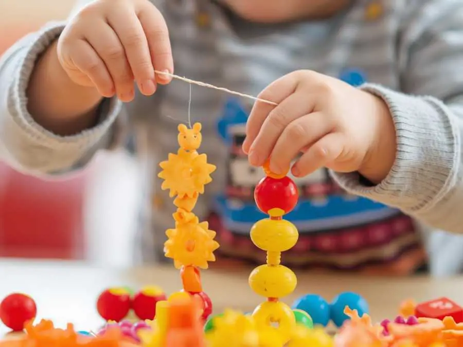 Threading-pasta-or-large-beads