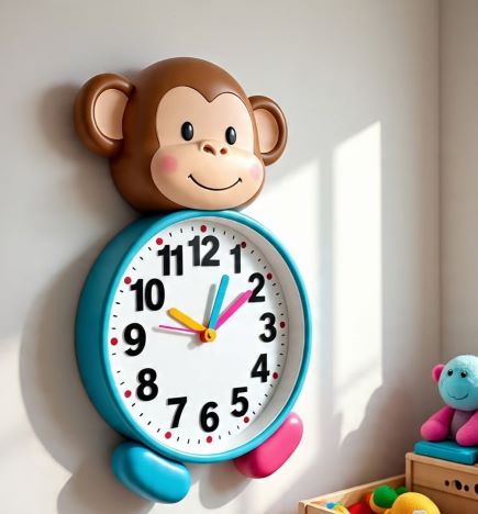 vintage-inspired-clocks-retro-kids-room-decor-ideas