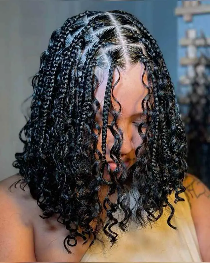 Boho-Braids-graduation-hairstyles
