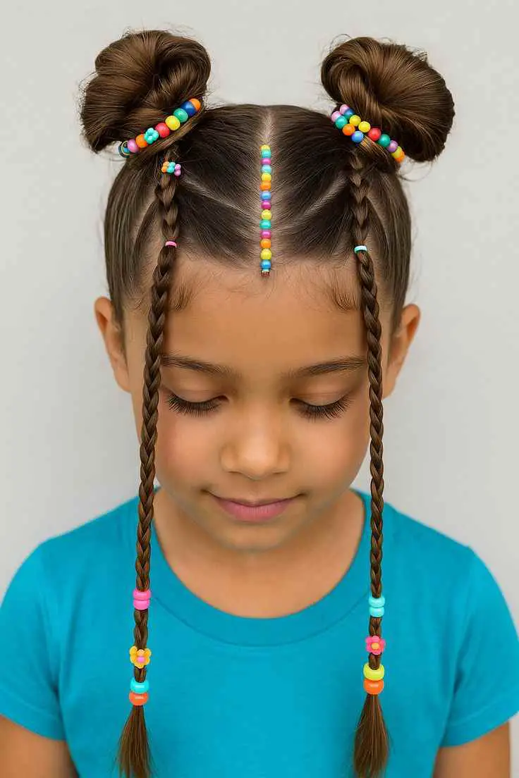 braided-bun-with-beads-kids-braid-with-bead