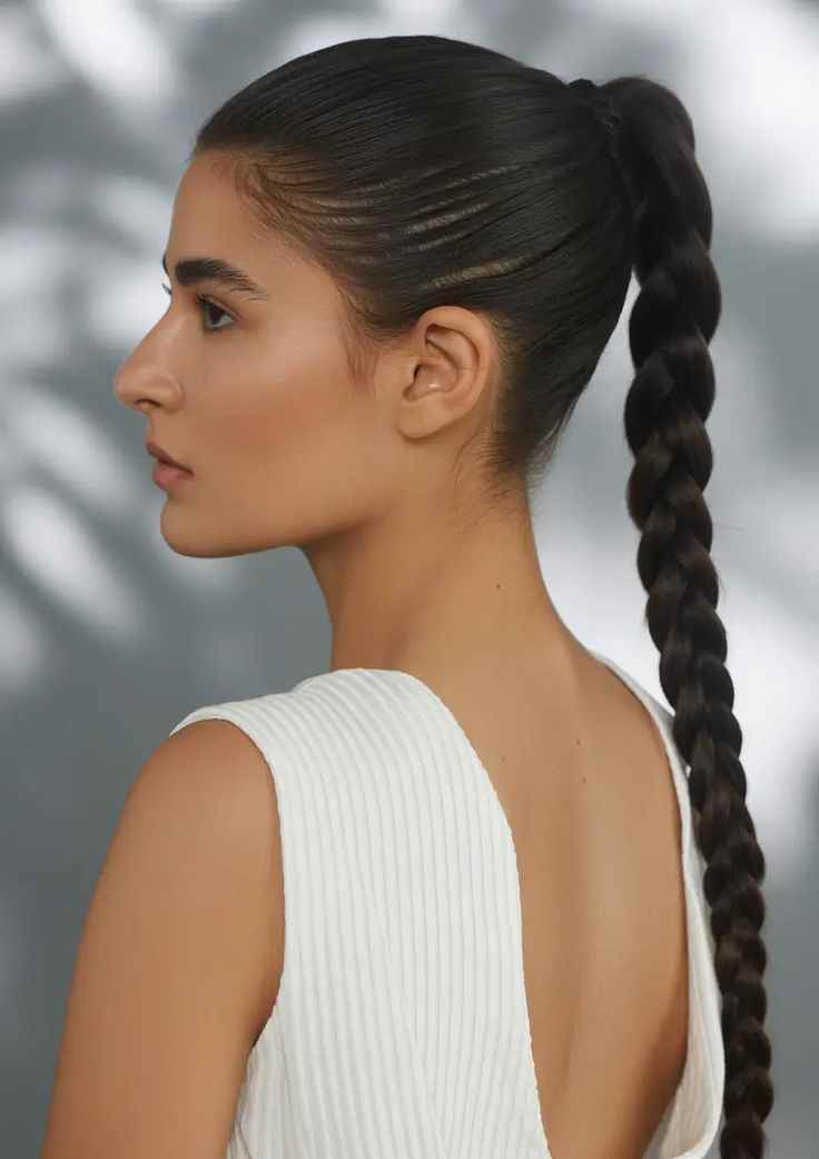 braided-ponytail-graduation-hairstyles