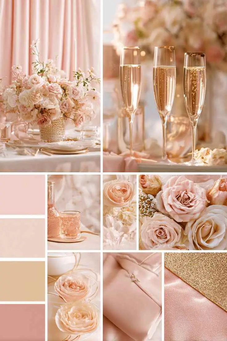 champagne-and-soft-blush-wedding-color-schemes