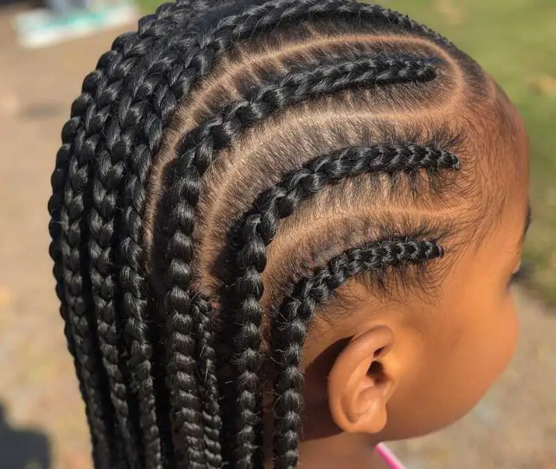Classic-Straight-Back-Cornrows-cornrow-hairstyles-for-school