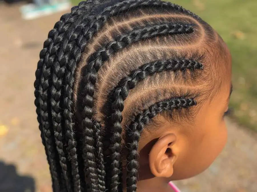 Classic-Straight-Back-Cornrows-cornrow-hairstyles-for-school